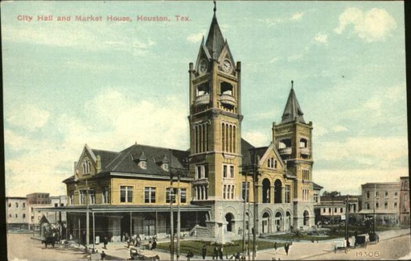 Houston  Texas USA City Hall and Market House