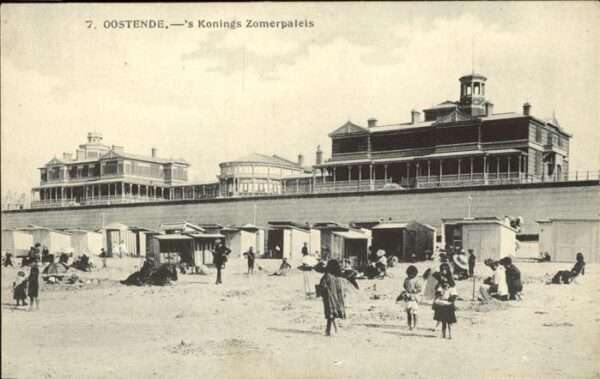Ostende Oostende 's Konings Zomerpaleis Strand