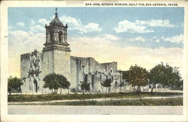San Antonio Texas San Jose Second Mission built 1718