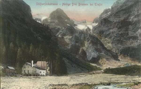 Trafoi Suedtirol Stilfserjochstrasse Heilige Drei Brunne