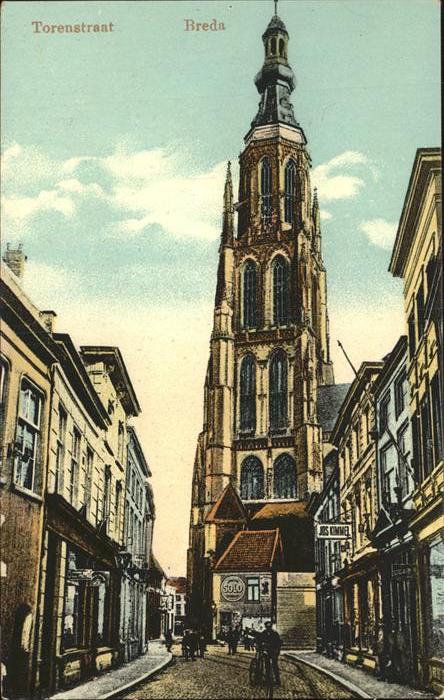 Breda Noord-Brabant Torenstraat Kirche