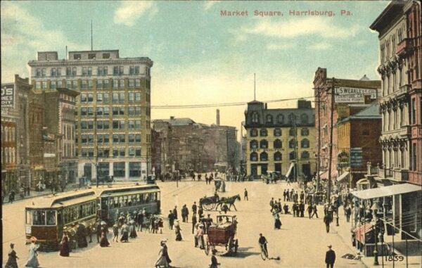 Harrisburg Pennsylvania Market Square tram