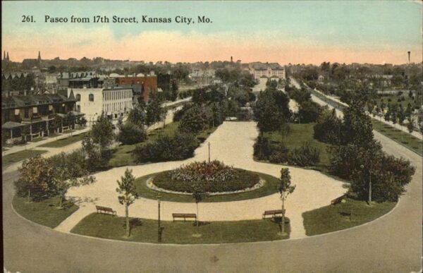 Kansas City Missouri Paseo from 17th Street