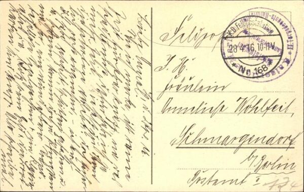 Libau Liepaja Rosenplatz Feldpost – Bild 2