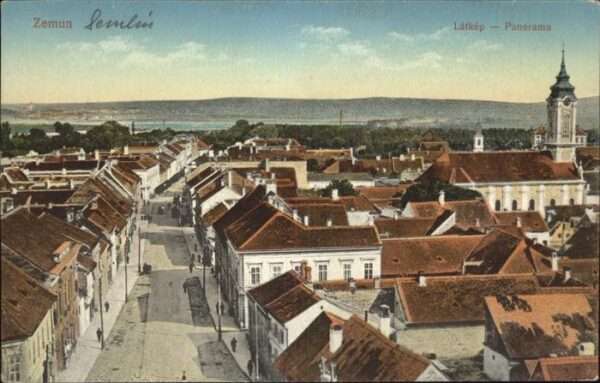 Zemun Semlin Zimony Latkep Panorama Kirche