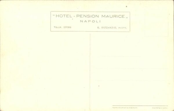 Napoli Neapel Hotel Pension Maurice Uferpromenade – Bild 2