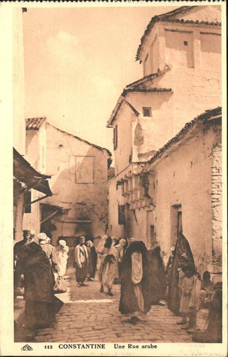 Constantine Algerien Une rue arabe