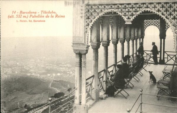 Barcelona Cataluna Tibidabo Pabellon de la Reina