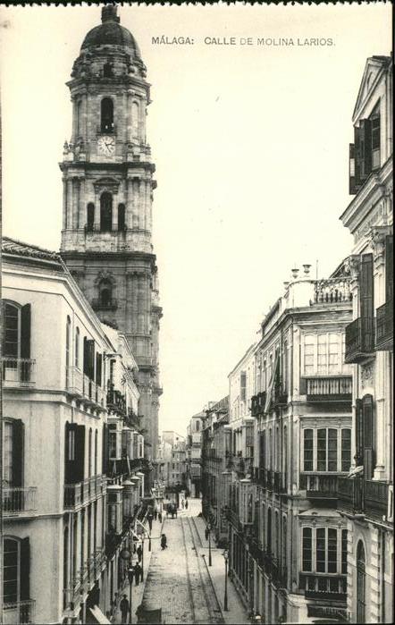 Malaga Andalucia Calle de Molina Larios