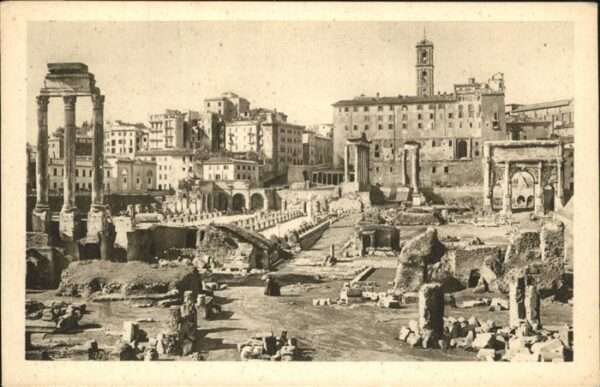 Rom Roma Foro Romano con il Tempio di Castore e