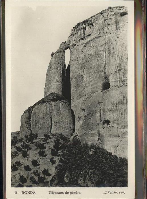 Ronda Andalucia Gigantes de piedra
