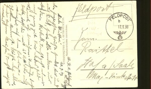 Litzmannstadt Lodz Ogolny widok Feldpost – Bild 2