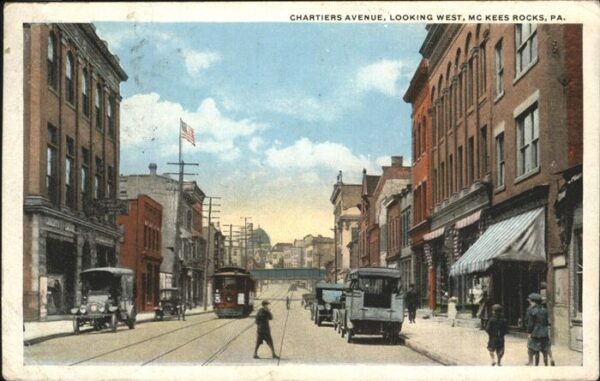 Mc Kees Rocks Chartiers Avenue Looking West