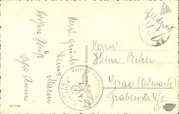 Warschau Masowien Telefonzentrale Feldpost – Bild 2