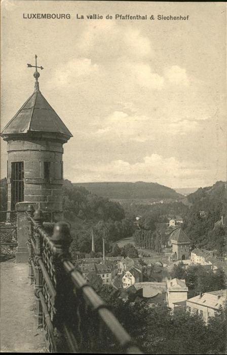 LUXEMBOURG  Luxemburg Vallee de Pfaffenthal et Siechenhof Tur