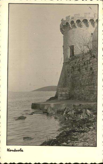 Korcula Festung Stadtmauer