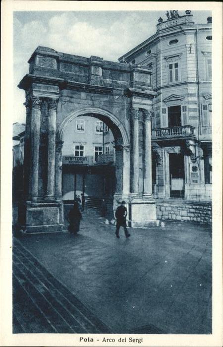 Pola Pula Croatia Arco dei Sergi Torbogen