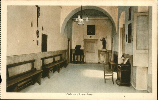 Napoli Neapel Sala di ricreazione Collegio Alfonso Ma
