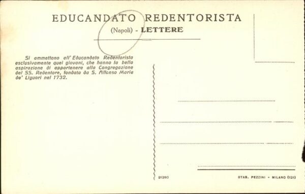 Napoli Neapel Sala di ricreazione Collegio Alfonso Ma – Bild 2