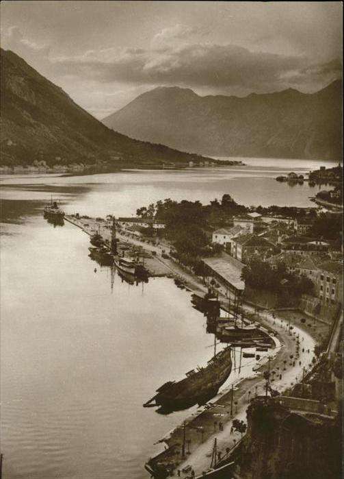 Kotor Montenegro Panorama Bucht
