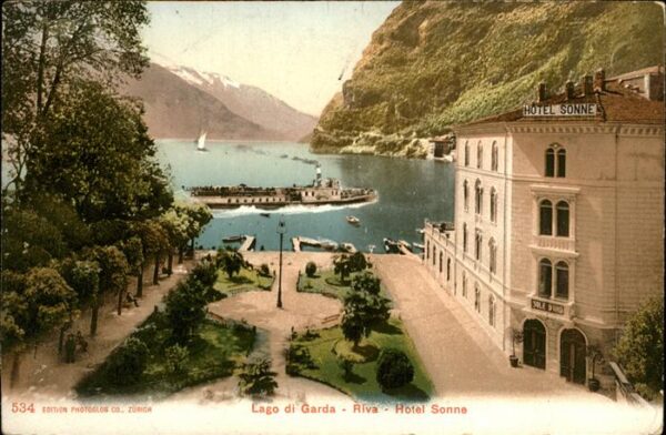 Riva del Garda Hotel Sonne Dampfer
