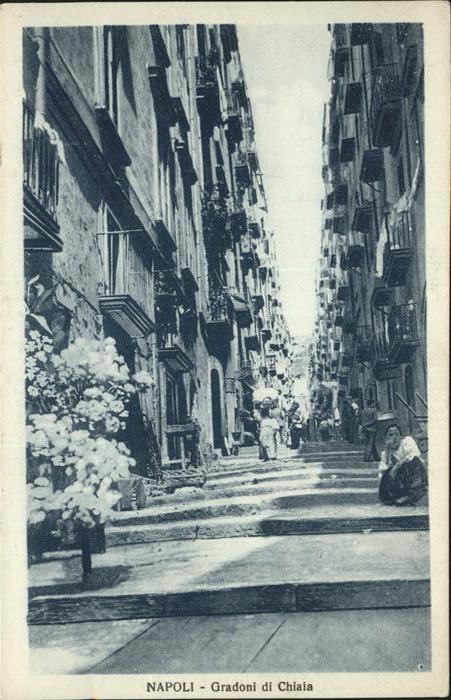 Napoli Neapel Gradoni di Chiaia