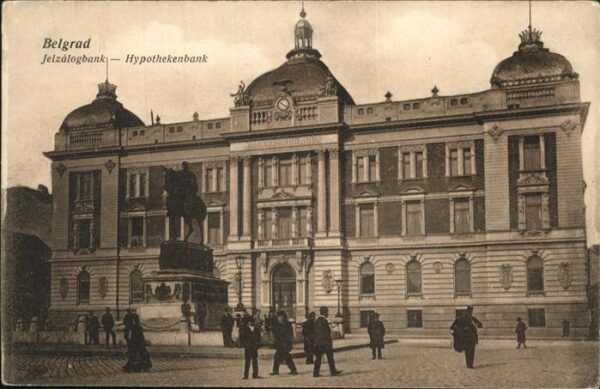 Belgrad Serbien Jelzalogbank Hypothekenbank Denkmal