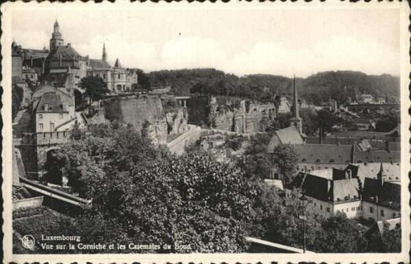 LUXEMBOURG  Luxemburg Vue sur la Corniche et les Casemates du