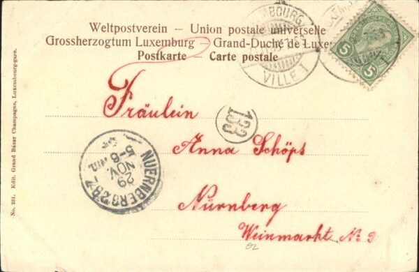 LUXEMBOURG  Luxemburg Alzette au Grund – Bild 2