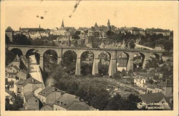 LUXEMBOURG  Luxemburg Panorama Viaduc Viadukt