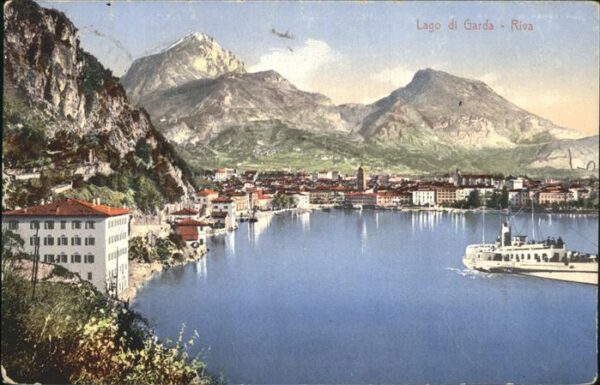 Riva del Garda Panorama Dampfer