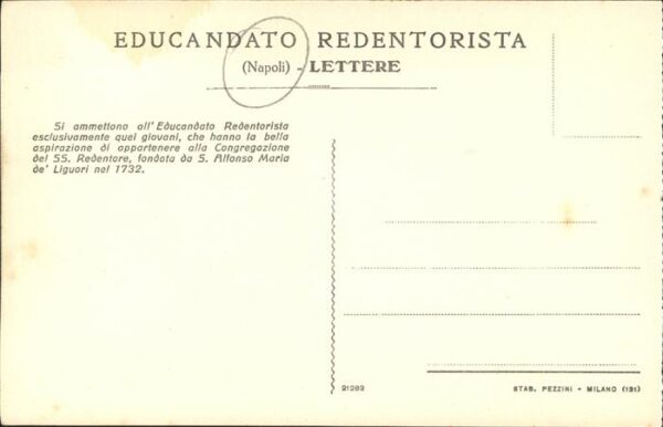 Napoli Neapel Collegio Corridoio dell' Educandato Alf – Bild 2