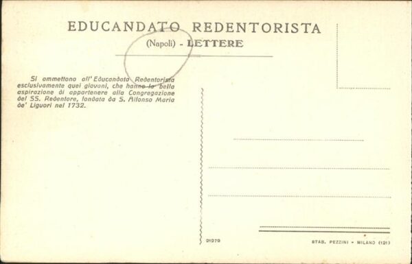 Napoli Neapel Collegio Portico e Cortile Alfonso Mari – Bild 2