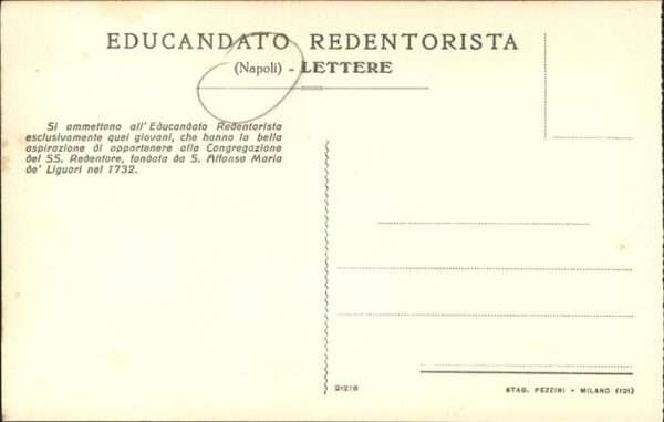 Napoli Neapel Collegio Portico e scala Alfonso Maria – Bild 2
