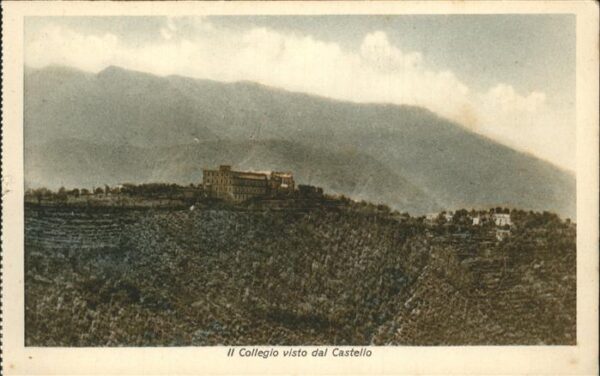 Napoli Neapel Collegio visto dal Castello Alfonso Mar