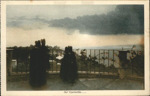 Napoli Neapel Collegio sul tramonto Alfonso Maria de