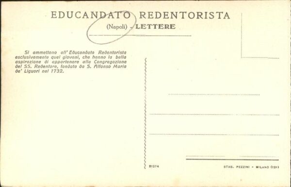 Napoli Neapel Collegio sul tramonto Alfonso Maria de – Bild 2