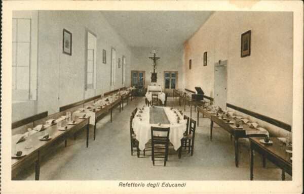 Napoli Neapel Collegio Refettorio degli Educandi Alfo