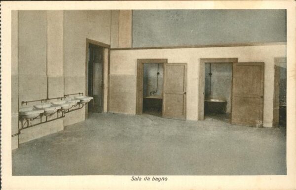 Napoli Neapel Collegio Sala da bagno Alfonso Maria de
