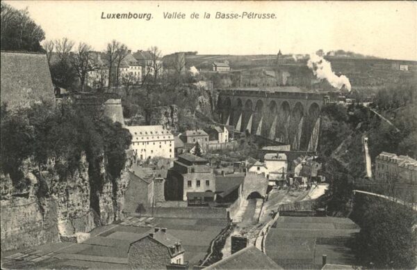 LUXEMBOURG  Luxemburg Vallee de la Basse Petrusse viaduc Viad