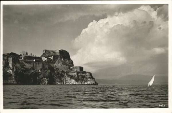 Corfu Korfu Citadelle Zitadelle Festung Segelboot