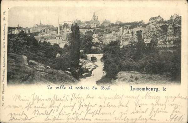 LUXEMBOURG  Luxemburg La Ville et Rochers du Bock