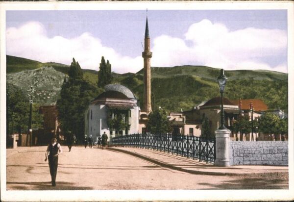 Sarajevo Careva dzamija Kaiser Moschee Brücke