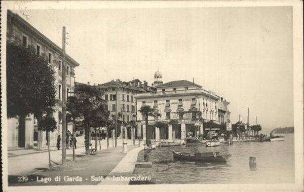 Salo Lago di Garda Imbarcadero Landungsbrücke