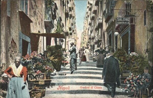 Napoli Neapel Gradoni di Chiaia