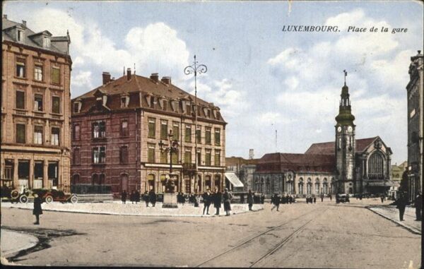 LUXEMBOURG  Luxemburg Place de la gare