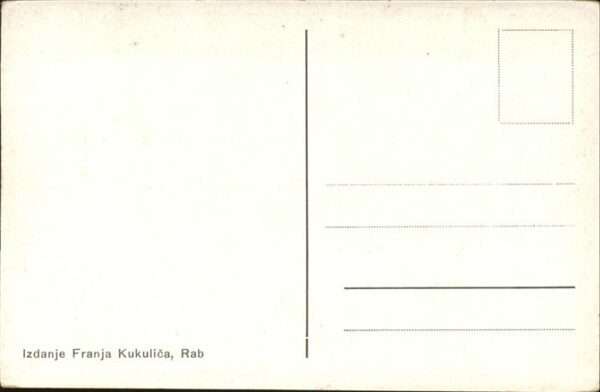 Rab Kroatien Otok Rab Gasse Kirche Künstlerkarte Han – Bild 2