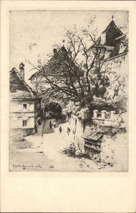 Zagreb Stari Zagreb Kamenita vrata Steinerne T