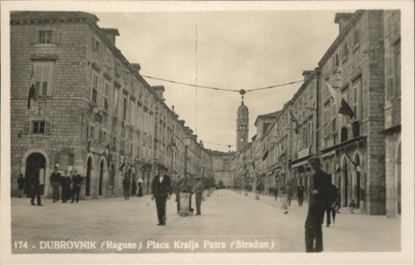 Dubrovnik Ragusa Placa Kralja Petra Stradun Kirche