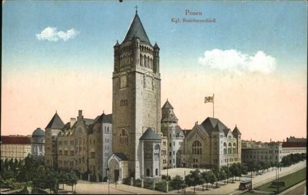 Posen Poznan Königliches Residenzschloss Feldpost